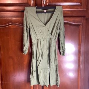 Old navy sage green dress XS